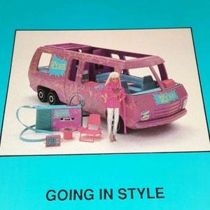 Vintage Barbie Card 1989 Barbie Just Us Girls Game Replacement Piece
